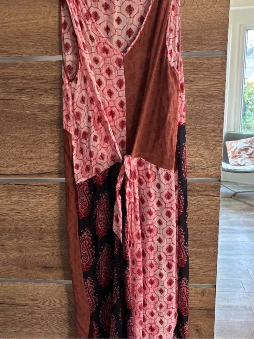 Zara Long Viscose Dress Size XL w/slip